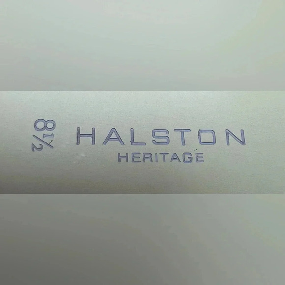 Halston Heritage | Arwen Mink Metallic Leather Studded Flats. Size: 8.5M - Picture 10 of 15